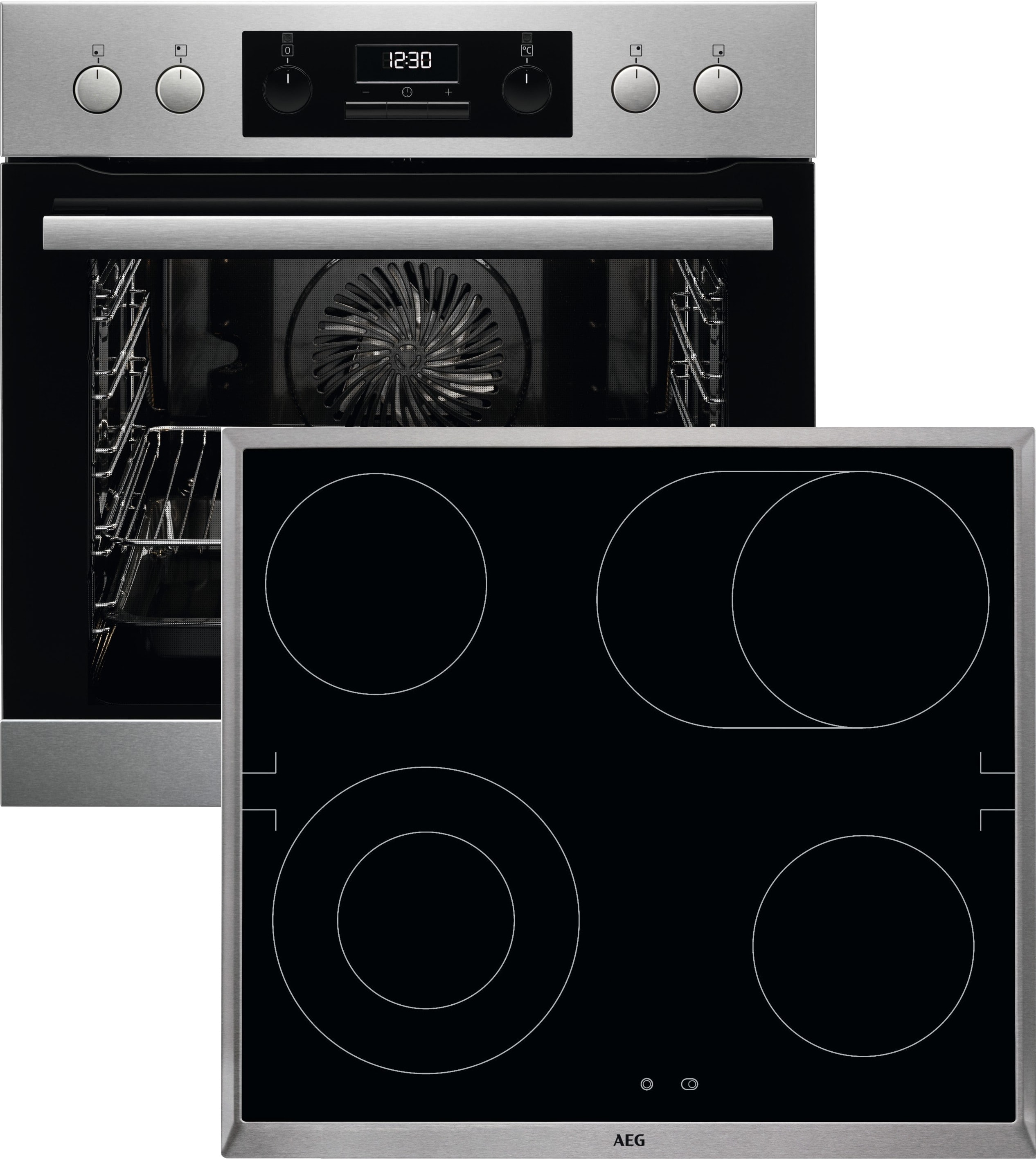 AEG HAUSGERATE AGZ940321380 + 9495 E-Herd Set: EEB331010M + HE604060XB edel