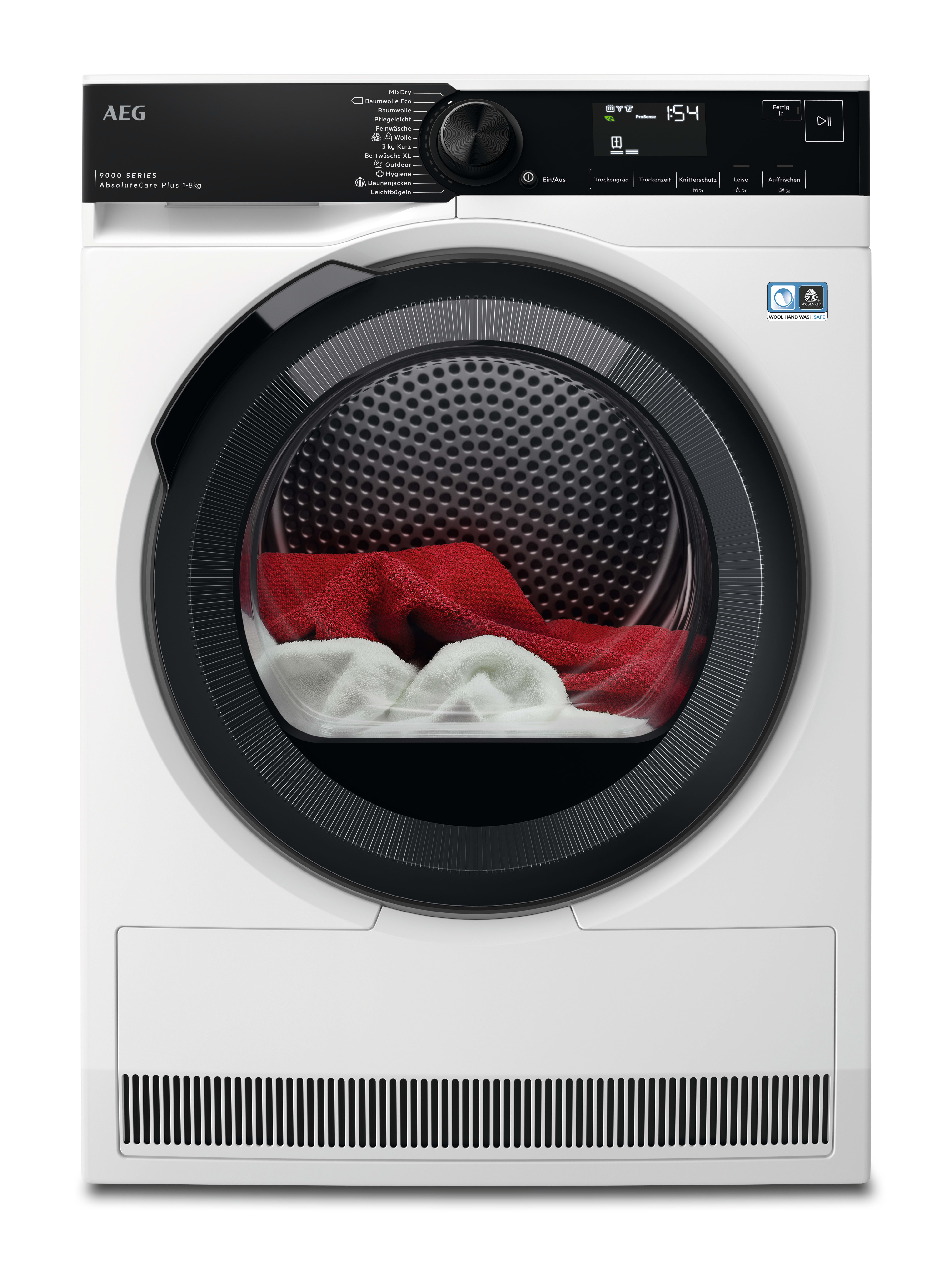 AEG HAUSGERATE AGZ916099554 WAschetrockner WP 8kg 12Prog. 3D Scan D