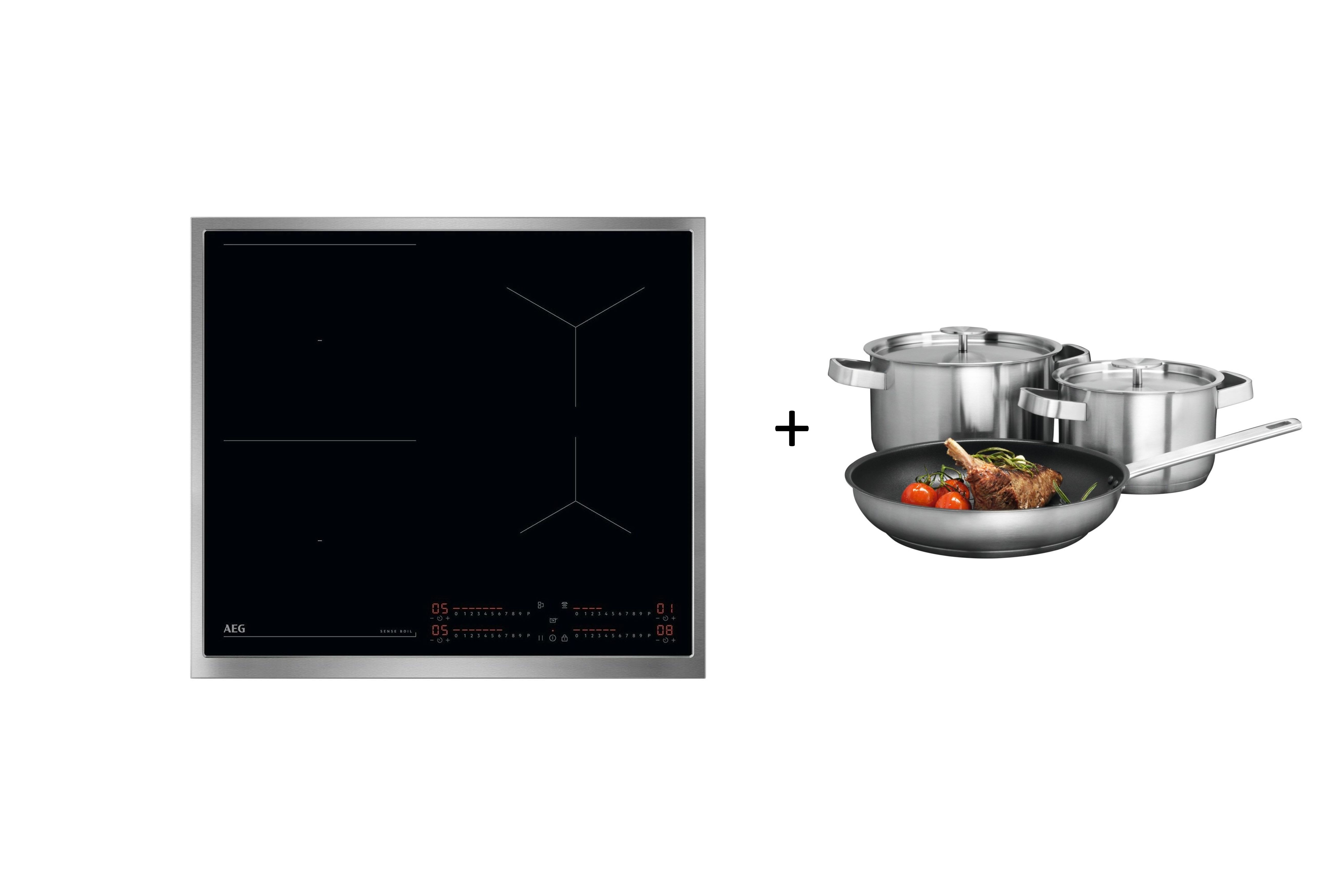 AEG HAUSGERATE - AGZ801419292 Set: Kochstelle Ind. TI64IB1FXB + Koch-/