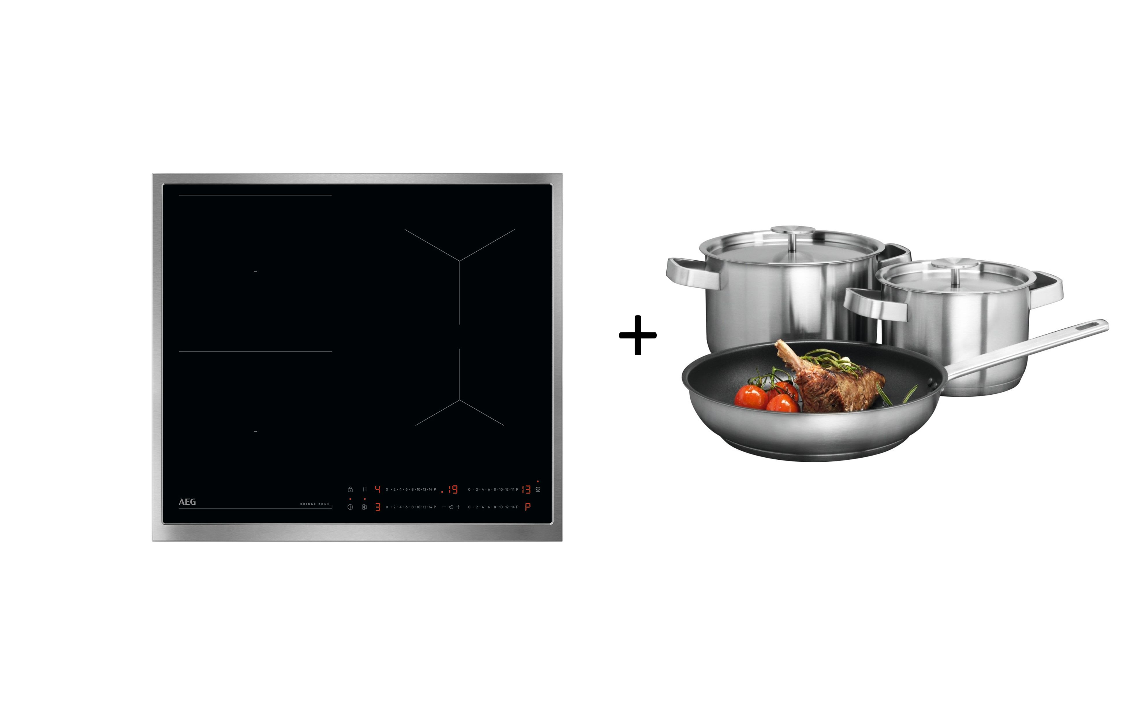 AEG HAUSGERATE - AGZ801419294 Set: Kochstelle Ind. TO64IB0FXB + Koch-/