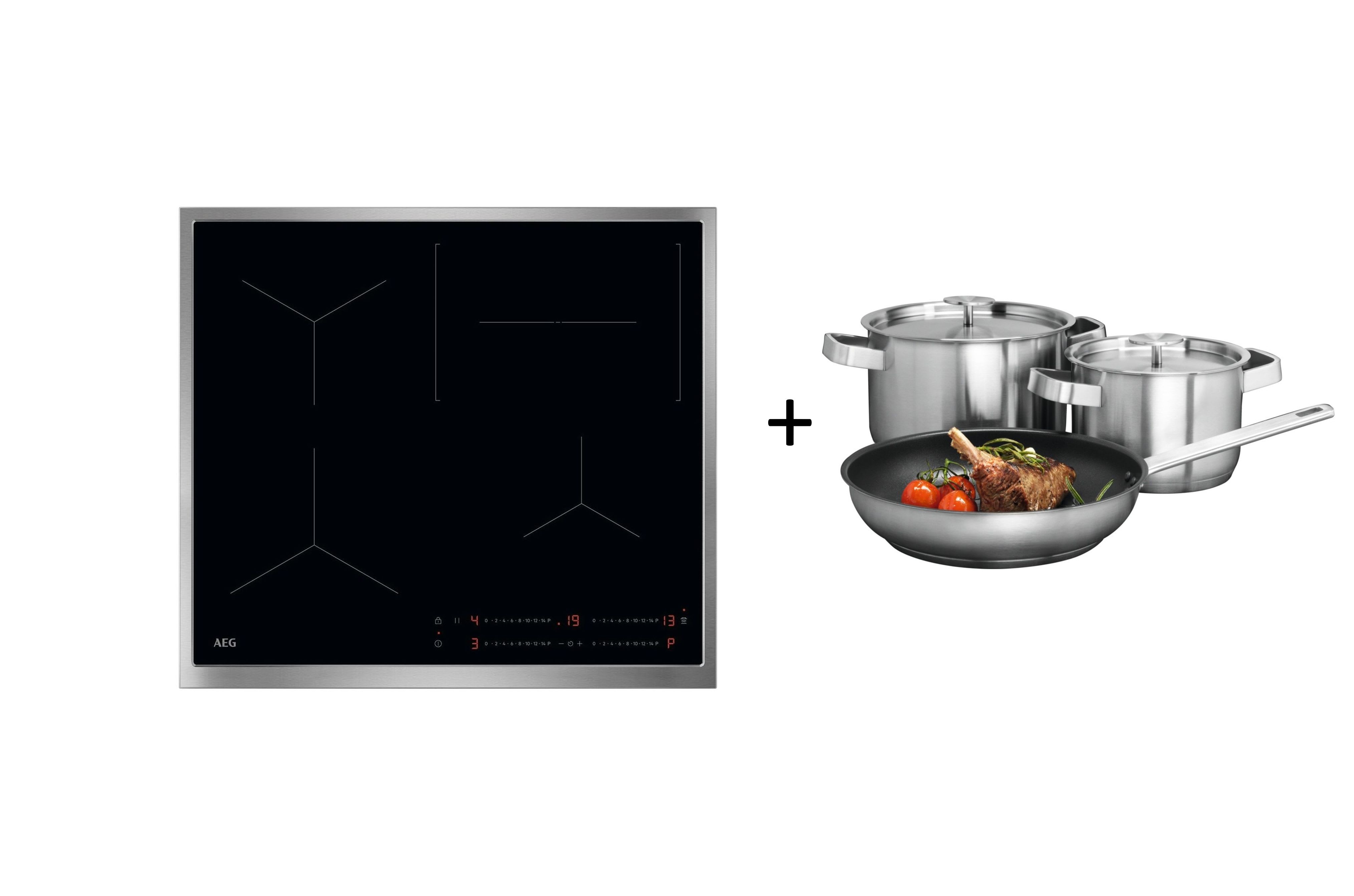 AEG HAUSGERATE - AGZ801419295 Set: Kochstelle Ind. TO64IC00XB + Koch-/