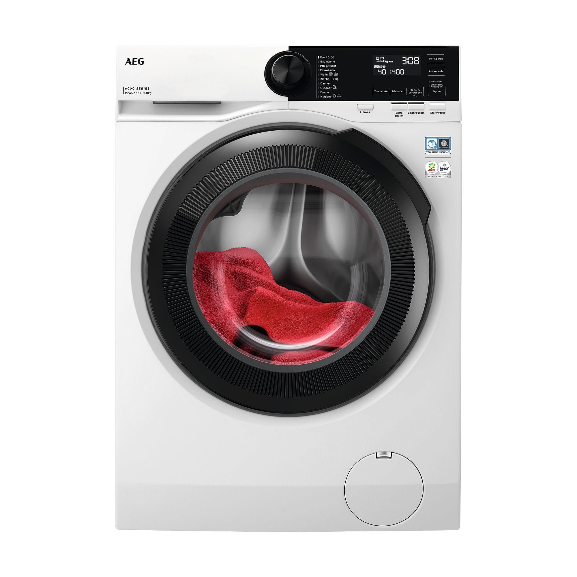 AEG HAUSGERATE AGZ914913170 Waschmaschine 1400U/min 8kg Disp AqCo Pr