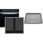 Siemens Hausgerate - SIZHERDSET PYRO_IND E-Herd Set: HE273ABS1 + EY645CXB1E + HZ5