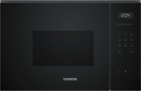 Siemens Hausgerate SIZBF525LMB1 EinbauMikrowelle 60cm 800W 5St. 20L schw