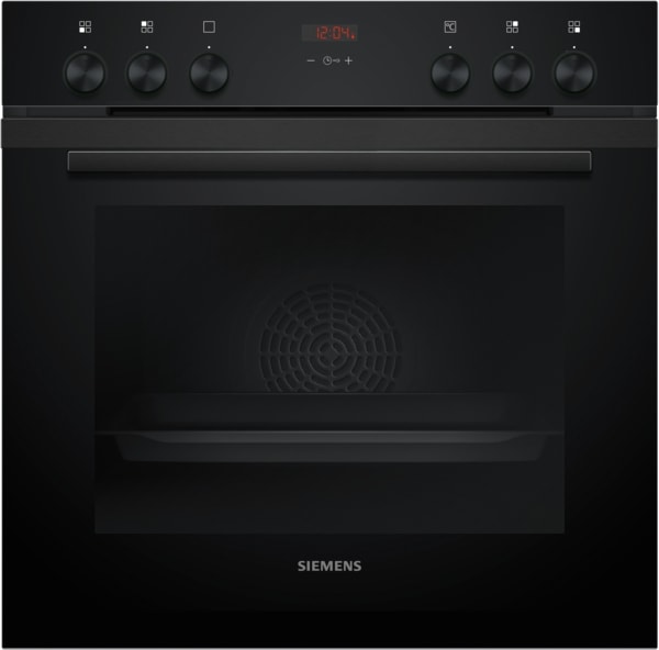 Siemens Hausgerate - SIZHE213ABB3 Einbauherd 3D 5BA 71L Uhr A+ schwarz