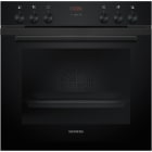 Siemens Hausgerate - SIZHE213ABB3 Einbauherd 3D 5BA 71L Uhr A+ schwarz