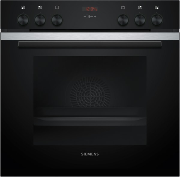 Siemens Hausgerate - SIZHE213ABS4 Einbauherd 3D 5BA 71L Uhr A+ schwarz-eds
