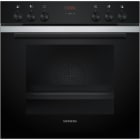 Siemens Hausgerate SIZHE213ABS4 Einbauherd 3D 5BA 71L Uhr A+ schwarz-eds