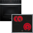 Siemens Hausgerate - SIZPQ212KA10 E-Herd Set: HE273ABS3 + EA64RGNA1E schwa