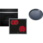 Siemens Hausgerate - SIZEQ211KB01B E-Herd Set: HE213BBS3 + EA64RGNA1E + HZ6