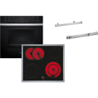Siemens Hausgerate SIZEQ211KC01B E-Herd Set: HE213ABS3 + EA64RGNA1E + HZ5