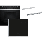 Siemens Hausgerate - SIZEQ212IS21B E-Herd Set: HE213ABS4 + EI645CFB6E + HZ5