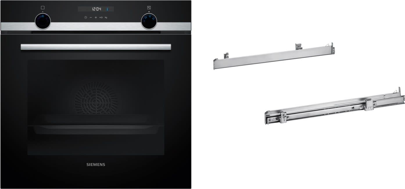 Siemens Hausgerate - SIZEQ518ABSHB B-Herd Set: HB517GBS3 + HZ380000 sw-edst