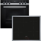 Siemens Hausgerate SIZEQ522IA01 E-Herd Set: HE517GBS4 + EI645CFB6E sw-ed