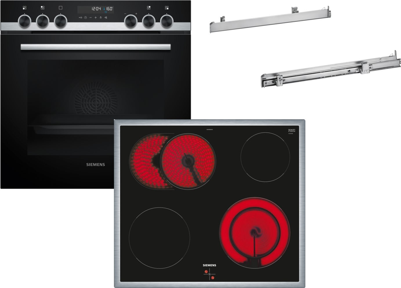 Siemens Hausgerate - SIZPQ521KT22B E-Herd Set: HE578GBS3 + EA64RGNA1E + HZ5