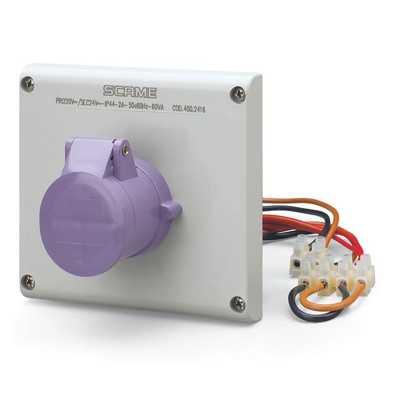 SCAME PARRE SPA SCA400.2620 PRESA INCASSO OMNIA 2P 32A 24V IP44