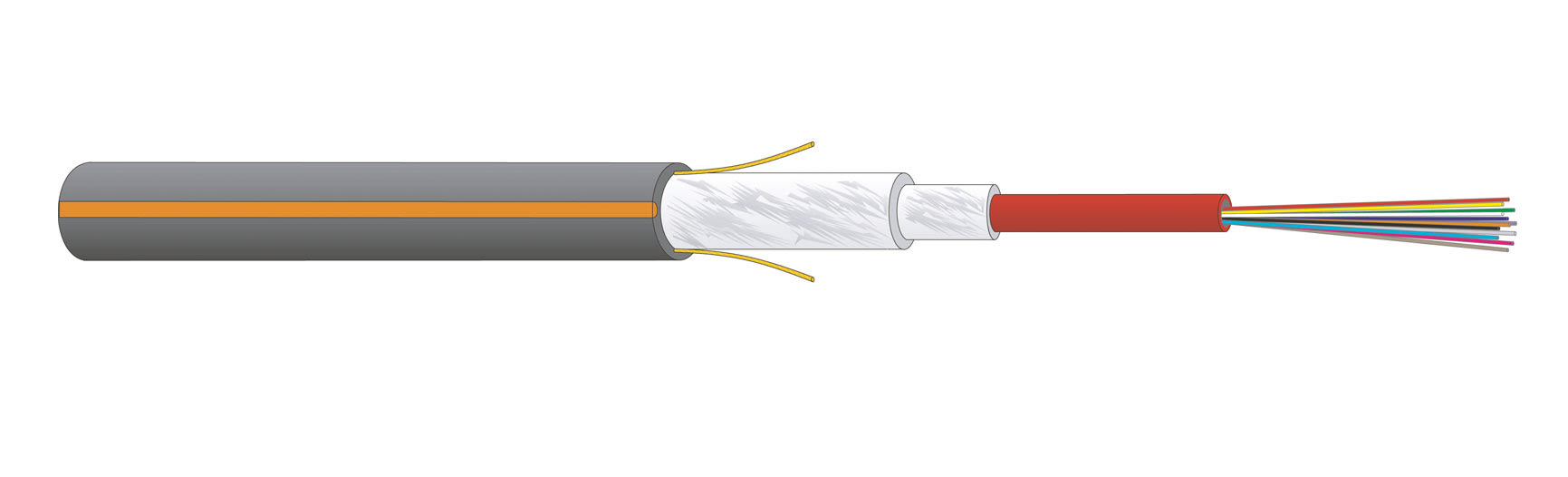 DATWAYLER - DAT19016800FZ LWL Aussenkabel A-DQ(ZN)B2Y 1x8E9/125 OS