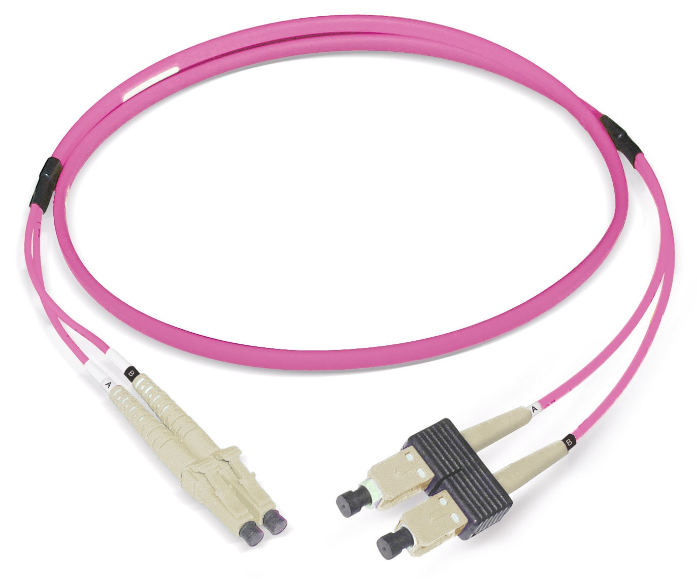 DATWAYLER DAT43134108ZY LWL-Patchkabel 2G50/125 OM4 LC-D/SC-D 1m
