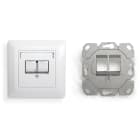 DATWAYLER DAT18587200ZY Keystone Datendose 2-Port leer designfA