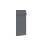 ETHERMA - ETR46368 Badinfrarotheizung, Metall grau, 62x124.