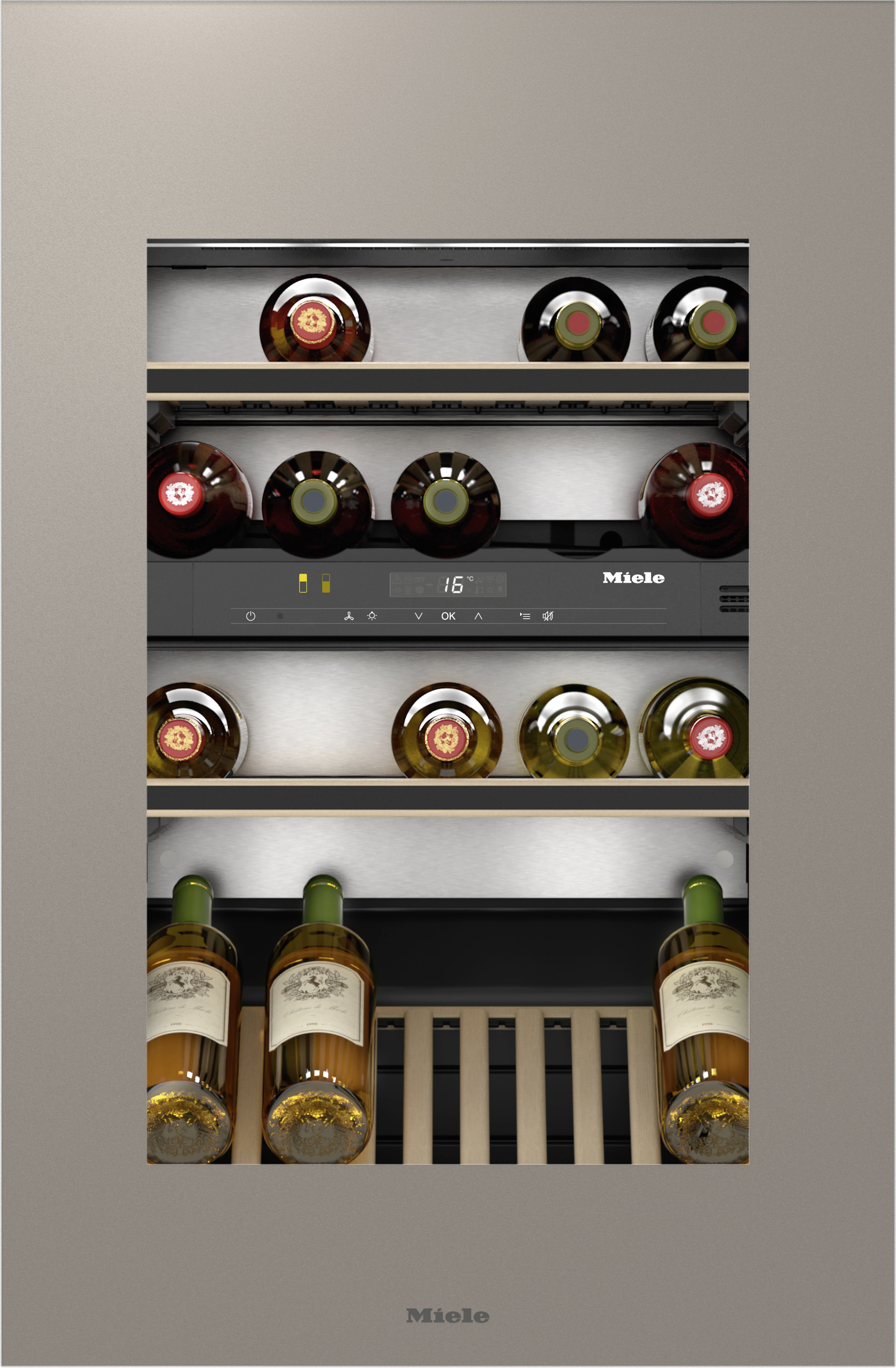 Miele - MIE12615910 VG!E Weintemperierschr. int 2Z 33Fl.A 0