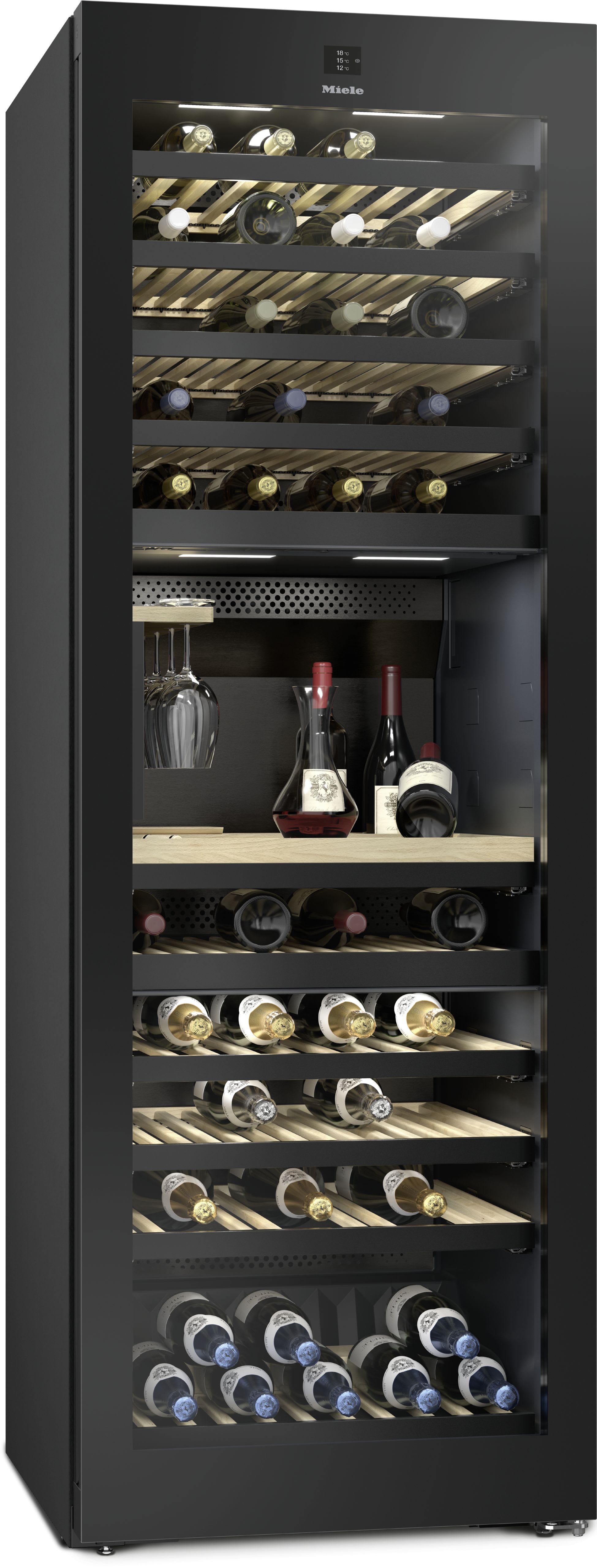 Miele - MIE12156870 VG!S Weintemperierschrank 3Z GlastA1/4r+