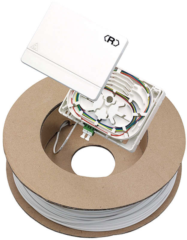 RUTENBECK - RUTN228 111 450 Q8FTTH-Anschlussset 2xLC-D OS2 APC 50m