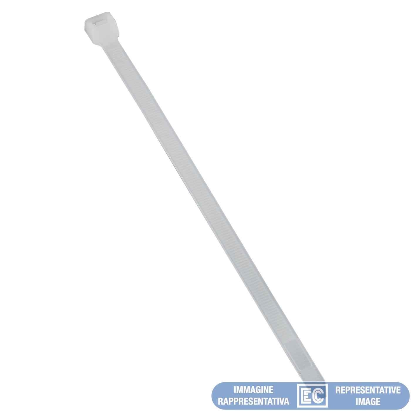 ELETTROCANALI ETNEC8002548 FASCETTA NYLON PA 6.6 250X4.8 MM INCOLO