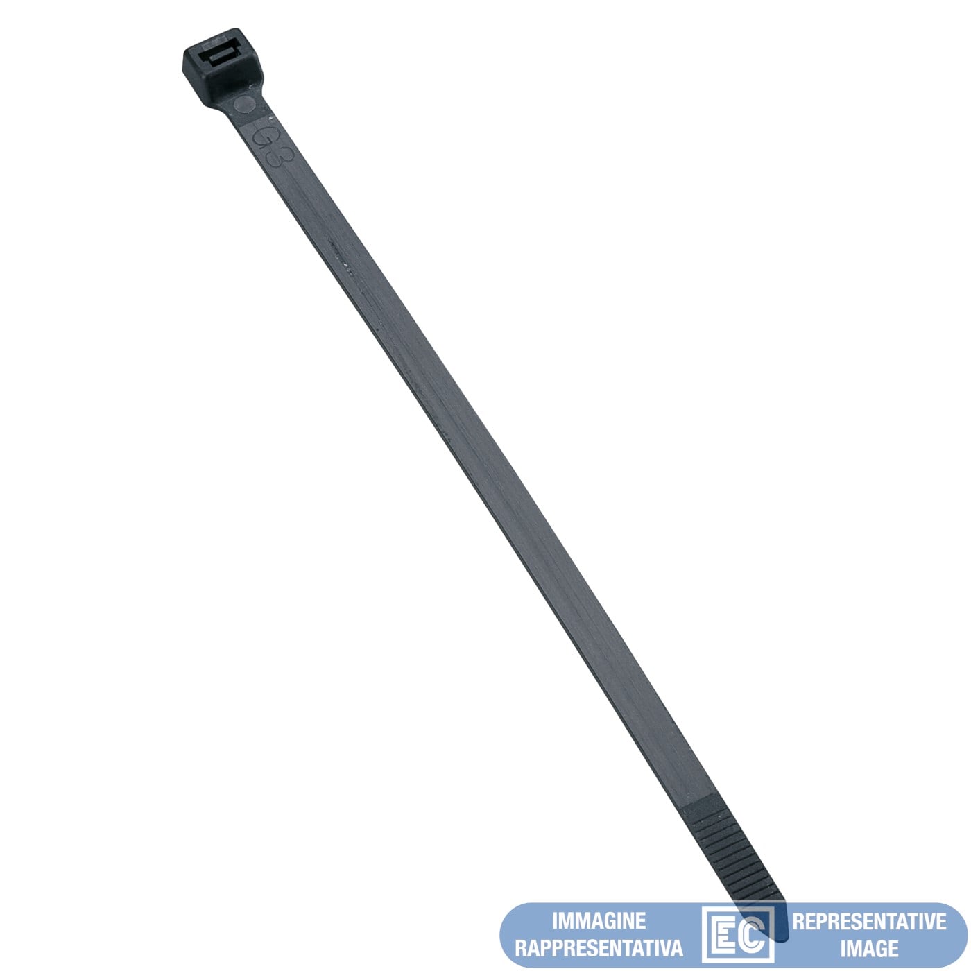 ELETTROCANALI ETNEC8101436 FASCETTA NYLON PA 6.6 140X3.6 MM NERA