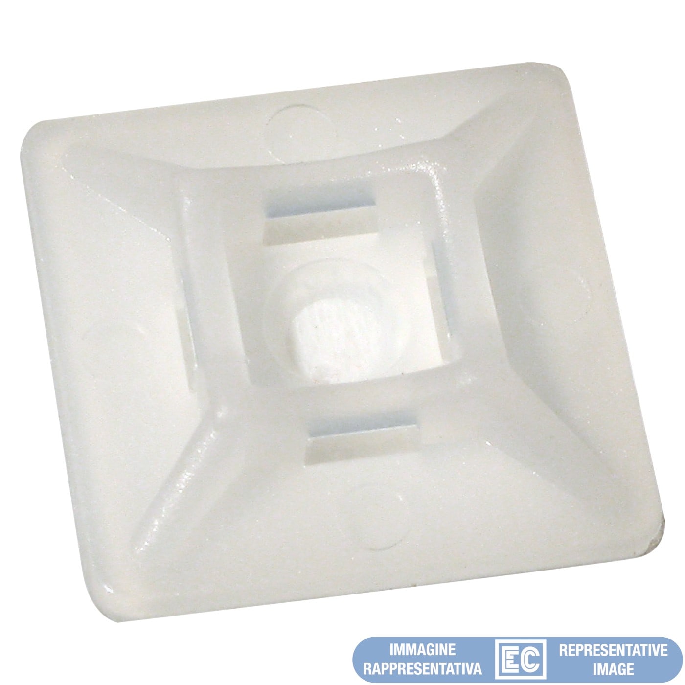 ELETTROCANALI ETNEC83036 BASE BIDIREZIONALE ADESIVA 19X19 MM INCO