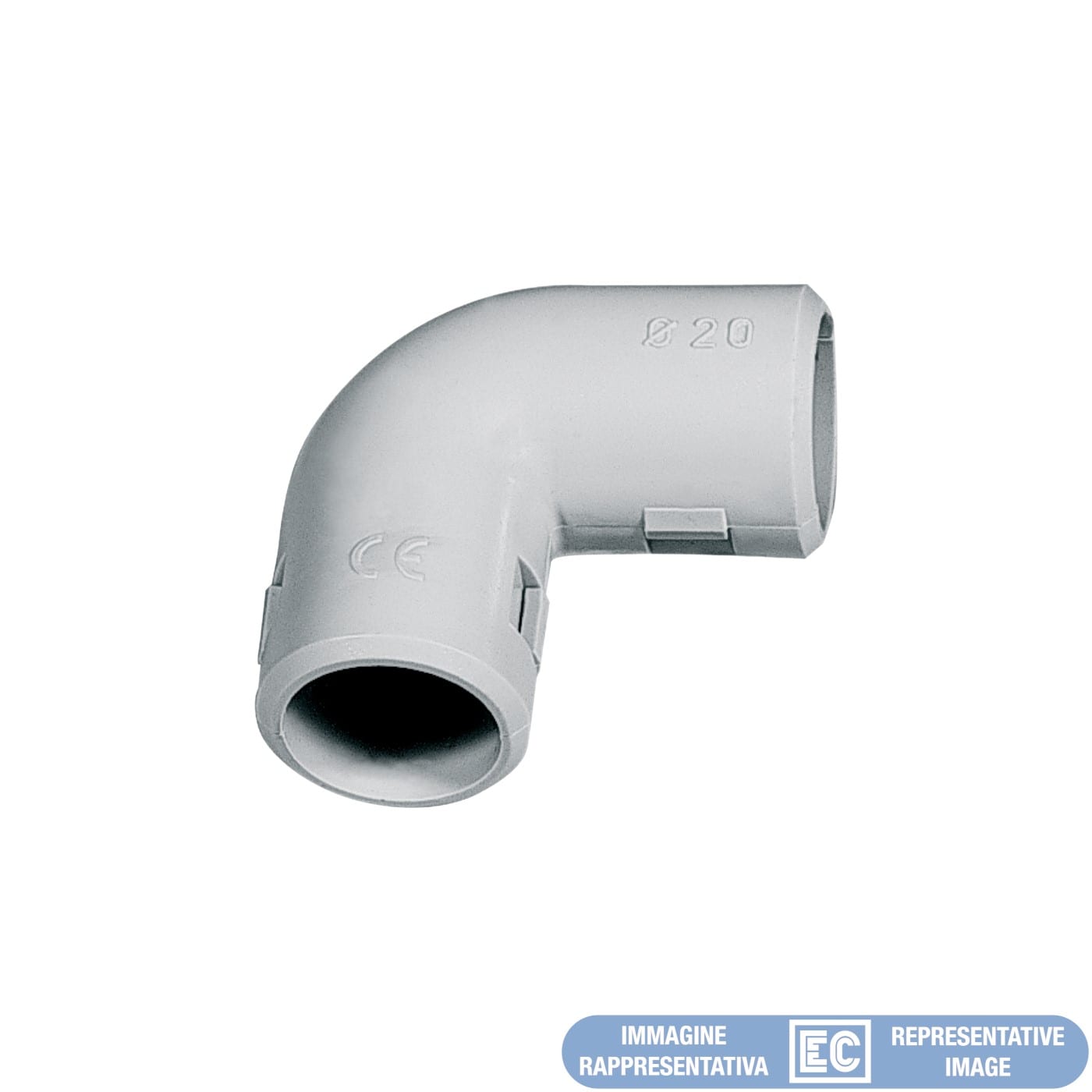 ELETTROCANALI ETNECCI16 CURVA A 90 ISPEZIONABILE REVERSIBILE D.