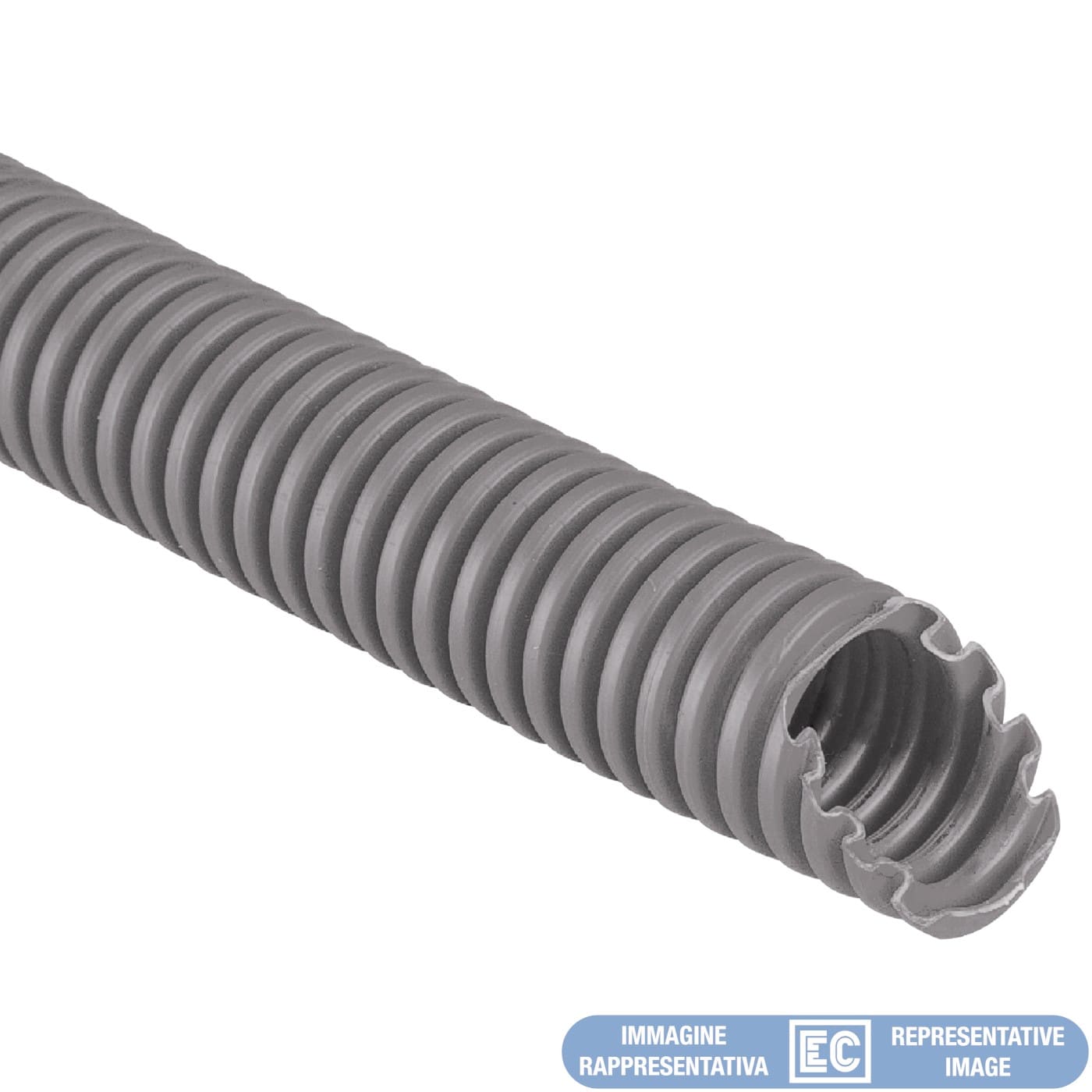 ELETTROCANALI ETNECICTA32 TUBO POLIPROPILENE HF 34223 32 GRIGIO