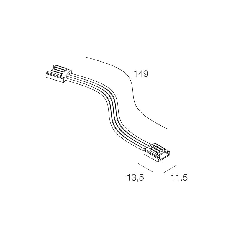 NOVALUX SPA NOX100976.99 STRIP LED: 2 CONNET. +CAVO RGB 10PZ
