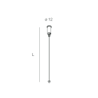 NOVALUX SPA - NOX1086A1.99 HERO: SOSP.L3000 1PZ TESTA W.G.ALTO