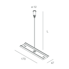 NOVALUX SPA NOX1086A2.99 HERO: SOSP.L3000 1PZ UNIONE W.G.ALTO