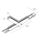 NOVALUX SPA NOX107225.01 LI-NEAR: GIUNTO A T 8 POLI