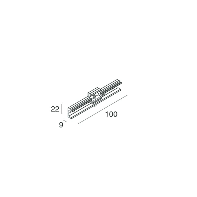NOVALUX SPA NOX103323.01 P-30: AGGANCIO PARETE BIANCO