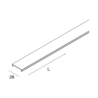 NOVALUX SPA - NOX105423.99 PROFILED: MACRO SCHERMO OPALE L=6000
