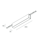 NOVALUX SRL NOX108415.02 T-48 MINI: ROSONE PLAF.CENTRALE 96W NER