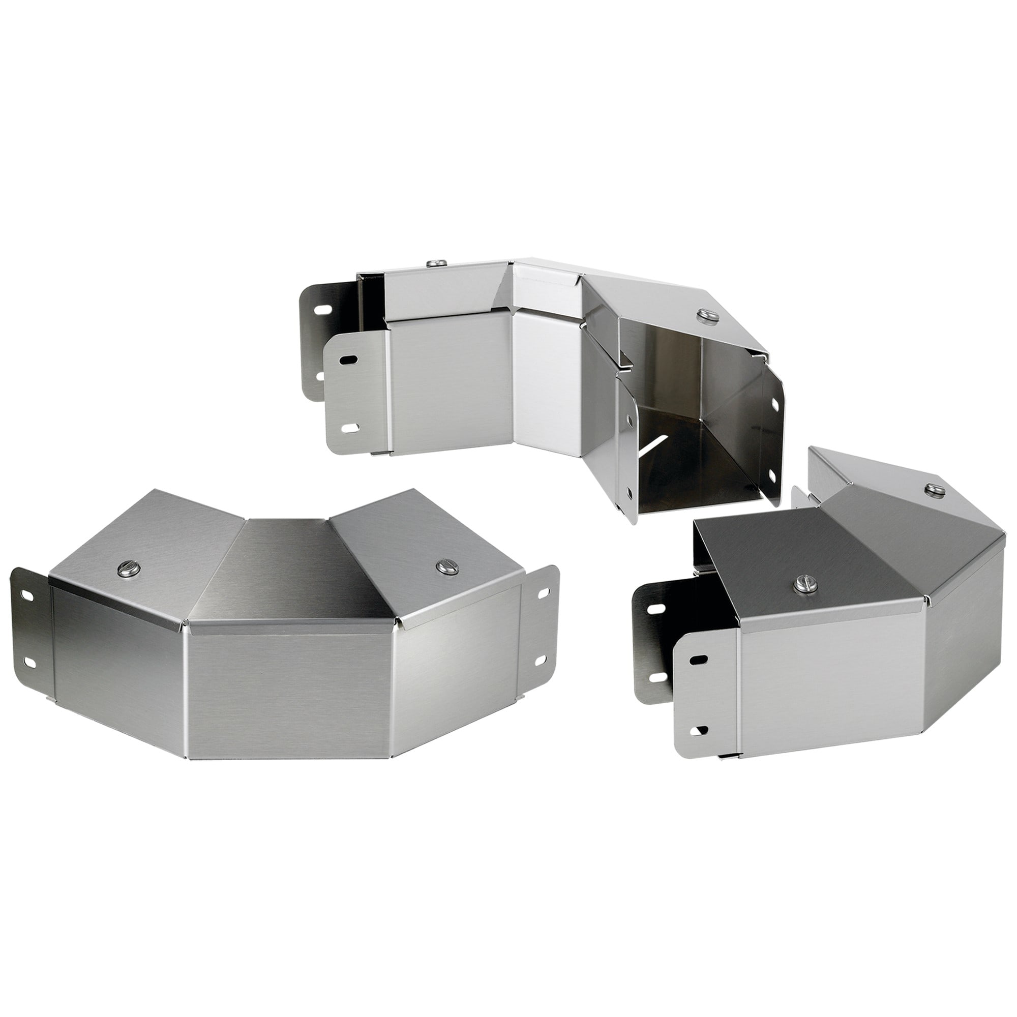ELDON AUSTRIA GMBH - HOFCTS46EFCO90SS Gomito a 90 gradi CT con profilo sup. incl. all'esterno con ling., 4,00x6,00, spazzolato, SS304