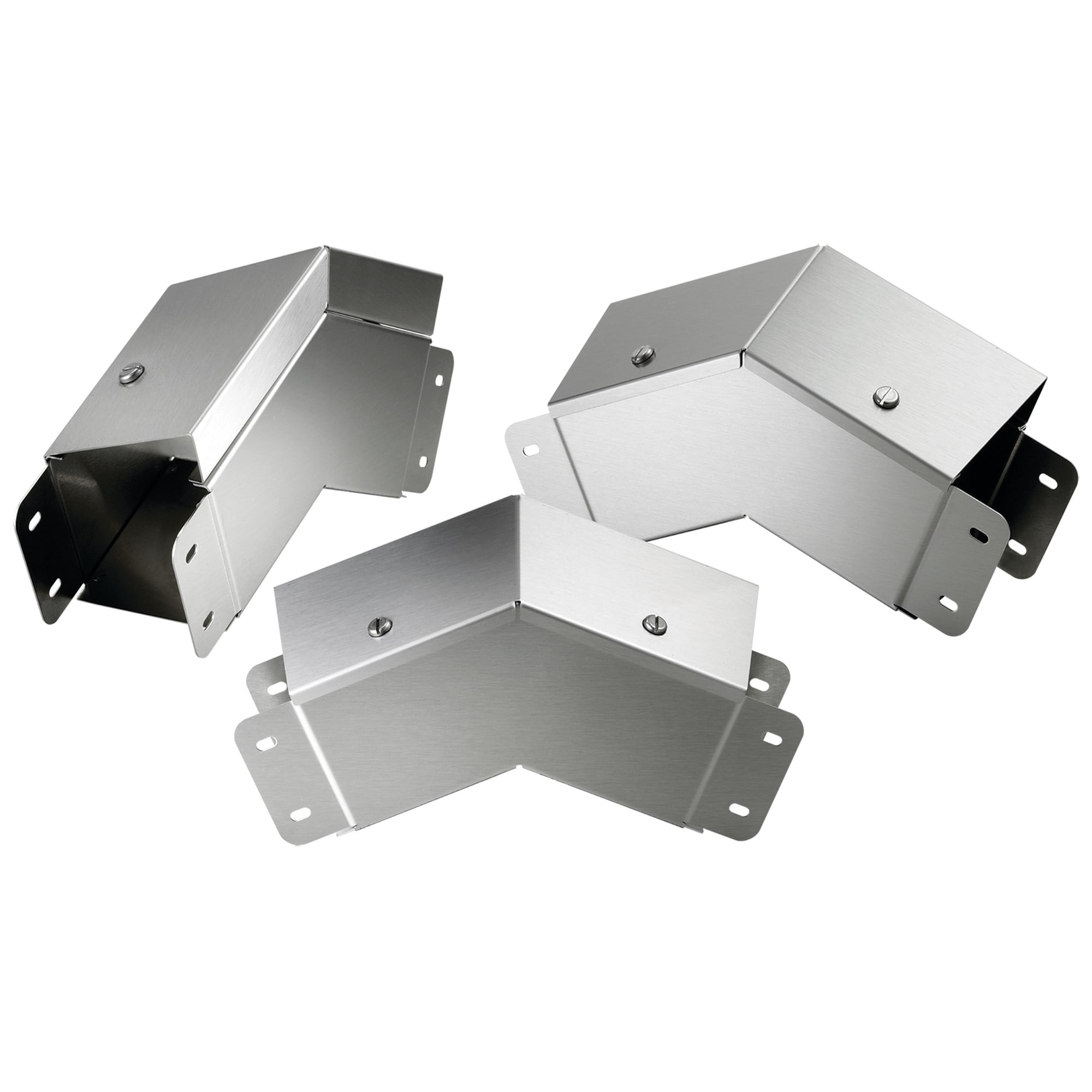 ELDON AUSTRIA GMBH - HOFCTS66EOC45SS Gomito a 45 gradi Clean Tray con profilo esterno inclinato, 6,00x6,00, spazzolato, SS304