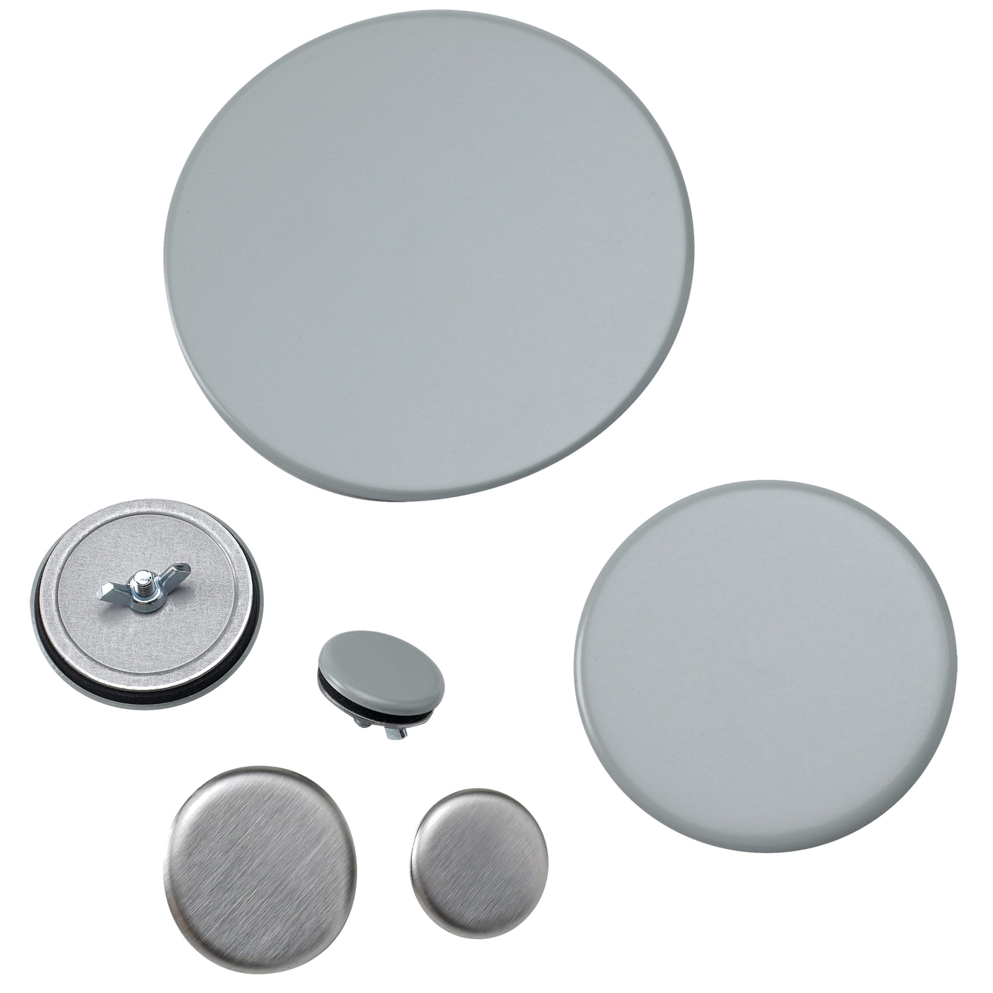 NVENT HOFFMAN HOFAS100LG Tappi di tenuta per fori, 48 mm Diametro, Grigio chiaro, Acciaio dolce