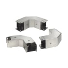 ELDON AUSTRIA GMBH - HOFCTS33PEFC90SS Gomito a 90 gradi CT con profilo sup. incl. all'interno perf., 3,00x3,00, spazzolato, SS304