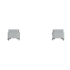 ABB SPA ABBQAW0060P2 COMBI 2 BLOCCHI FIX CANALINE ORIZ/VERT