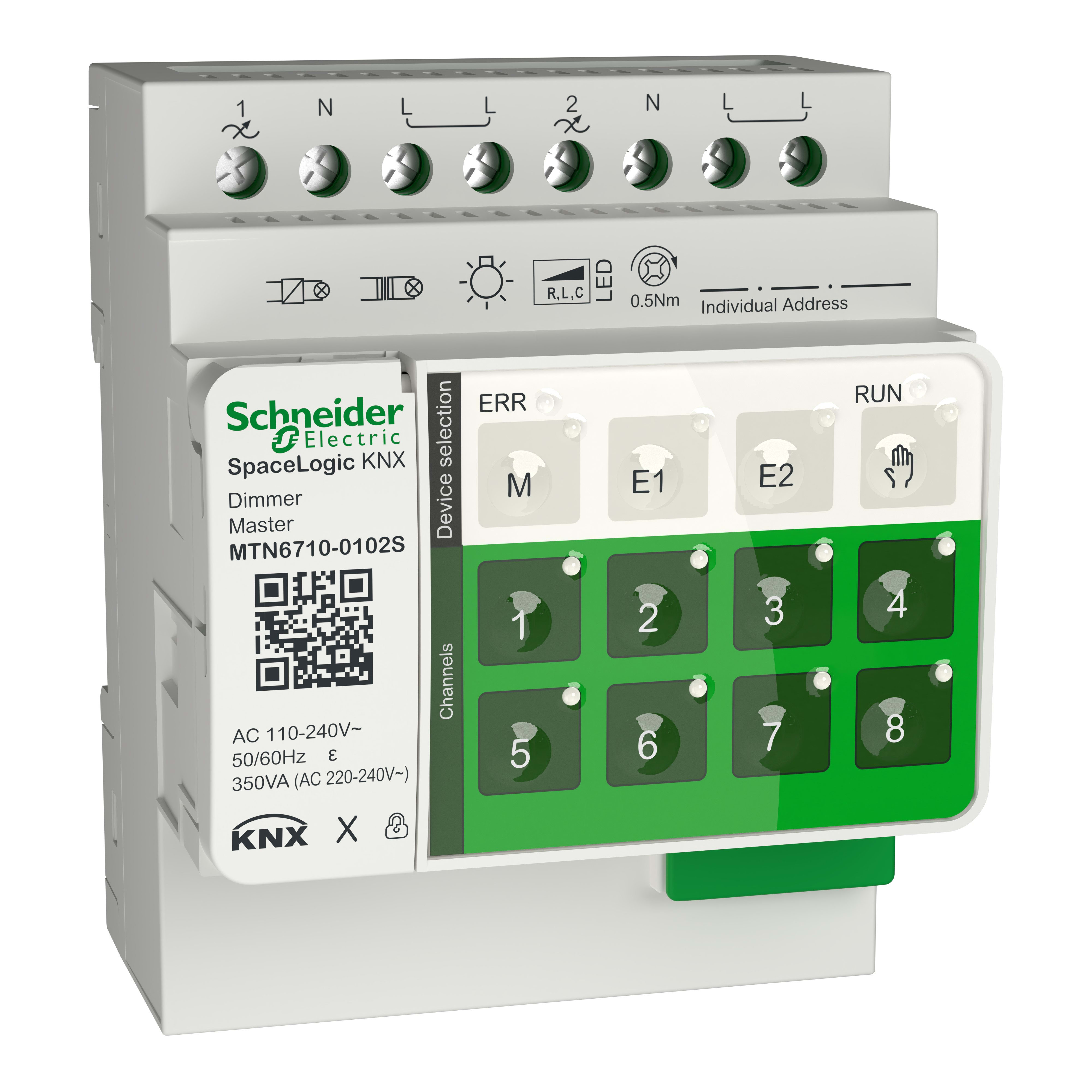 SCHNEIDER ELECTRIC SNRMTN6710-0102S MASTER DIMMER SPACELOGIC KNX SECURE
