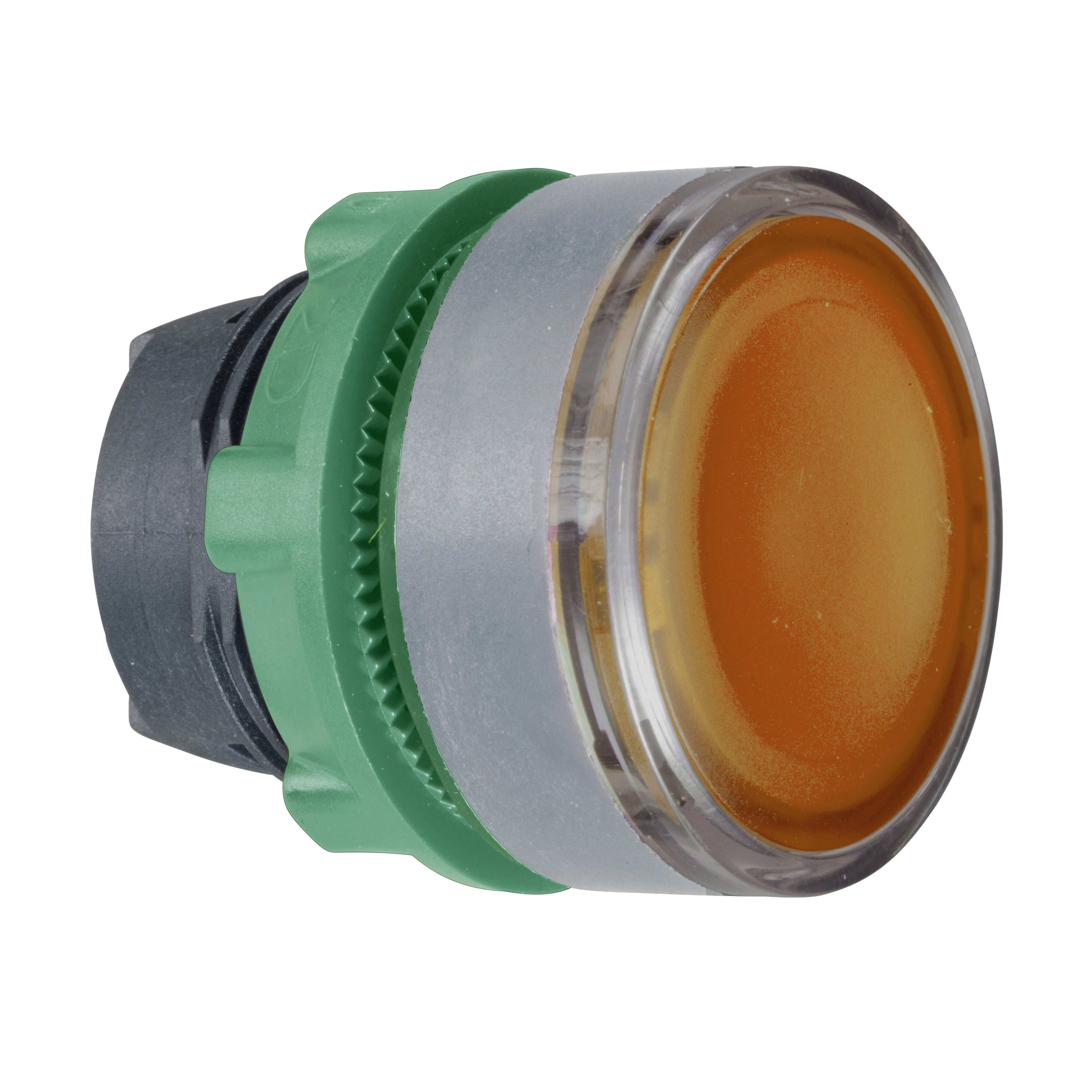 SCHNEIDER ELECTRIC SNRZB5AH0583C0 TESTA PULSANTE LUM.ARANCIO GHIERA GRIGIA