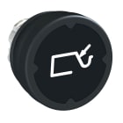 SCHNEIDER ELECTRIC - SNRZB4BC28010 TESTA PULSANTE DIAM. 37MM NERO