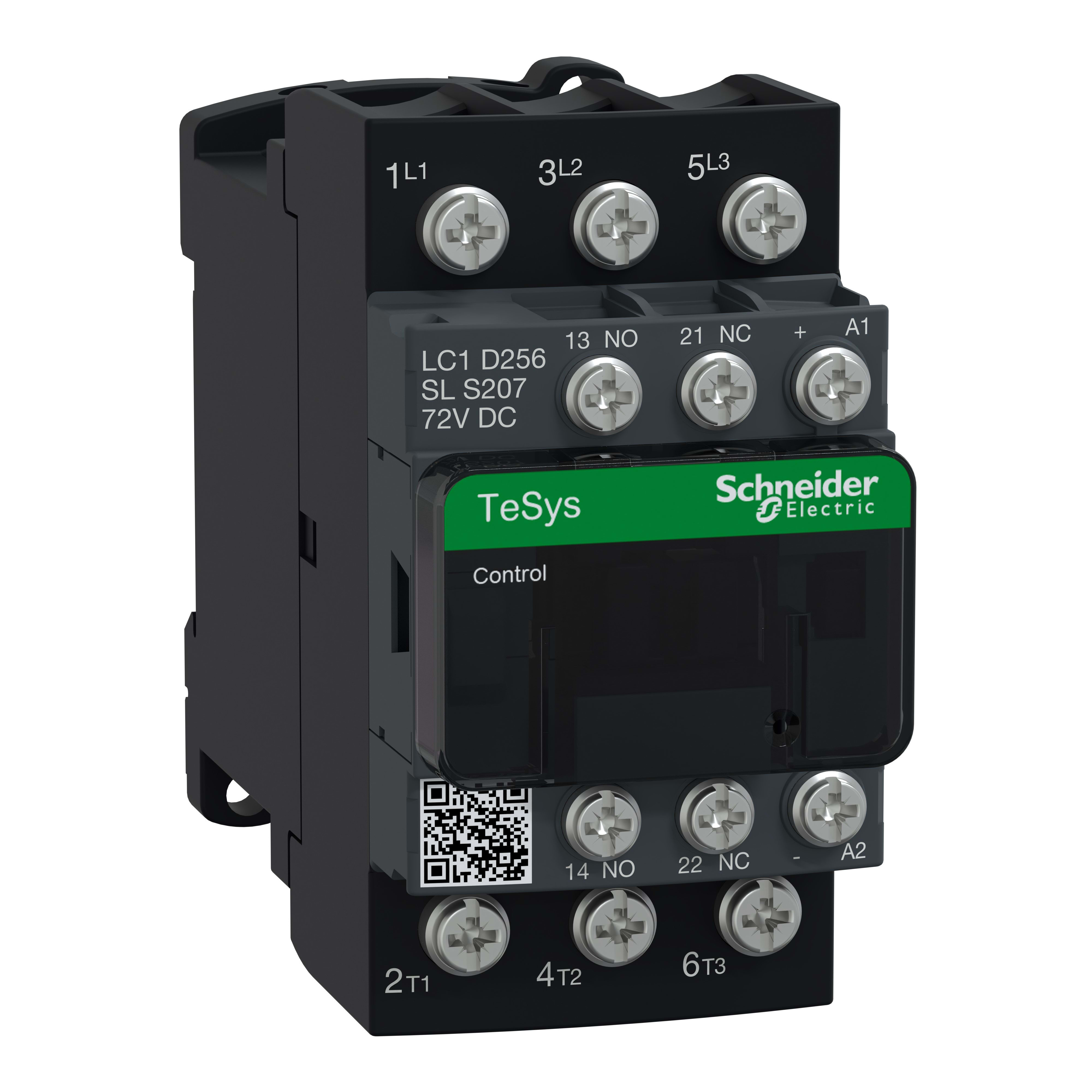 SCHNEIDER ELECTRIC SNRLC1D256SLS207 CONTATTORE 25A 72VDC LC CAP OC