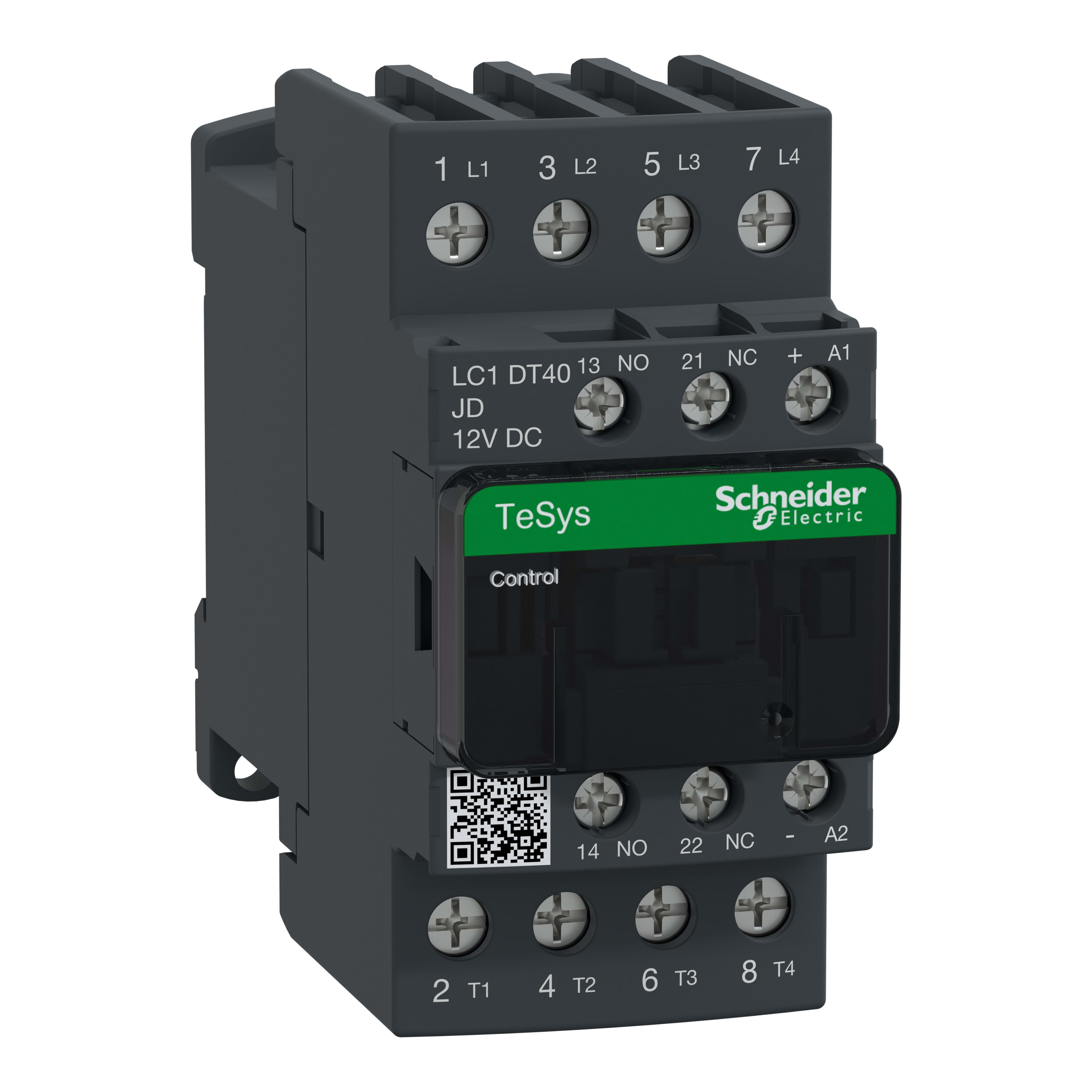 SCHNEIDER ELECTRIC SNRLC1DT40JD CONTATTORE 40A 12VDC 4P