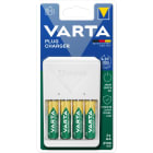 VARTA CONSUMER BATT VAT57657101451 PLUG CHARGER + 4X 56706